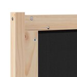 vidaXL Tête de lit Autre Marron 90 cm Bois massif en pin