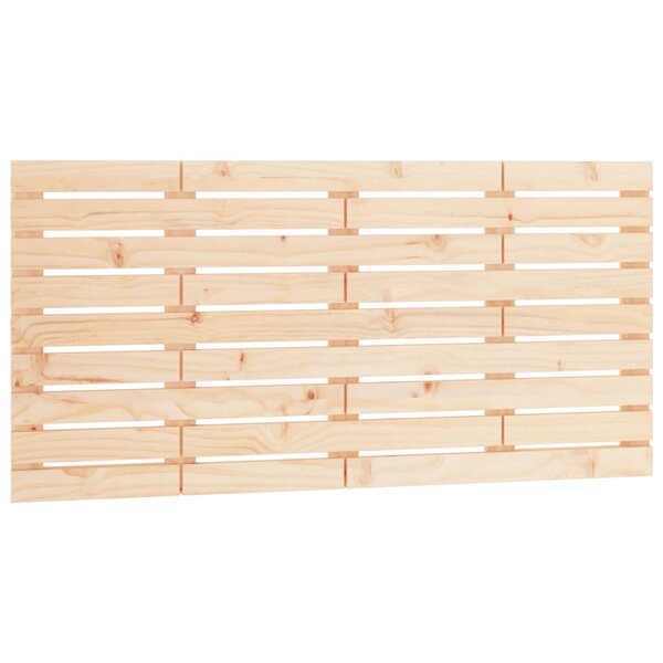 vidaXL Tête de lit murale 156x3x63 cm Bois massif de pin