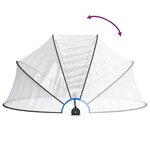 vidaXL Dôme de piscine rond 315x158 cm PVC