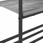 vidaXL Portant à vêtements avec étagères Sonoma gris 77 x 30 x 171 cm