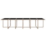 vidaXL Salon de jardin avec coussins 17 Pièces Résine tressée Beige