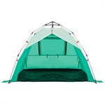 vidaXL Tente de plage 3 personnes libération rapide imperméable