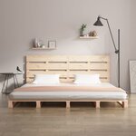 vidaXL Cadre de lit sans matelas 120x200 cm bois de pin massif