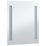vidaXL Miroir mural à LED pour salle de bains 60x80 cm