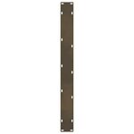 vidaXL Pieds de table à manger en acier naturel 2 pièces 70 x (72-73) cm Acier