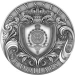 Monnaie ODYSSEUS 2 Oz Argent 5$ Niue 2026 (PRÉCOMMANDE)