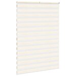 vidaXL Store zèbre beige marbré largeur du tissu 160 9 cm polyester