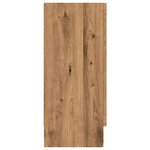 vidaXL Buffet chêne artisanal 120x30 5x70 cm bois d'ingénierie