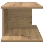 vidaXL Table de chevet 2 Pièces Chêne artisanal 40 x 30 x 25 cm