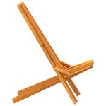 vidaXL Chaises de Jardin Pliantes 2 Pièces Bois Acacia
