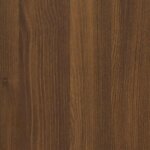 vidaXL Table basse Chêne marron 60x50x36 5 cm Bois d'ingénierie
