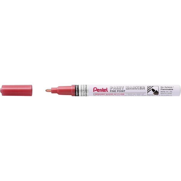 Marqueur peinture PAINT MARKER  Pointe fine  Rouge nacré PENTEL