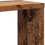 vidaXL Étagères murales cube 2 Pièces vieux bois 60x15x23 cm