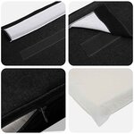 vidaXL Tête de lit capitonnée Marron et Noir 140 cm Pin massif