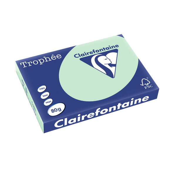 Ramette 500 Feuilles Papier 80g A3 420x297 mm Certifié FSC VERT TROPHÉE