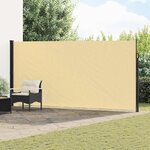 vidaXL Store latéral rétractable 500 x 180 cm Polyester Rectangulaire