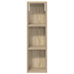 vidaXL Armoire murale de salle de bain Chêne Sonoma 20 x 14 x 70 cm