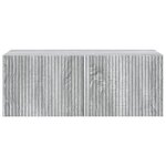 vidaXL Meuble TV mural Sonoma gris 78 5 x 41 x 30 cm Bois d'ingénierie