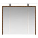 vidaXL Armoire Miroir de Salle de Bain Bois ancien 73 5 x 16 x 62 5 cm