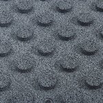 vidaXL Carreaux de protection antichoc 6Pièces Caoutchouc 50x50x3 cm Gris