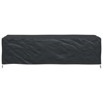 vidaXL Housse pour mobilier d'extérieur Noir 270 x 110 x 70 cm 600D