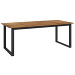 vidaXL Ensemble de salle à manger pour jardin 9 Pièces Gris