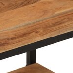 vidaXL Étagère murale 40x30x50 cm bois massif d'acacia et fer