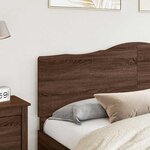 vidaXL Tête de lit Chêne brun 180 cm Bois d'ingénierie
