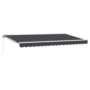 vidaXL Cadre d'auvent Anthracite 350 x 200 cm