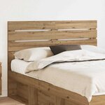 vidaXL Tête de lit Chêne artisanal 140 cm Bois d'ingénierie