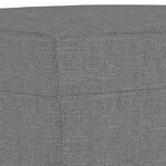 Banc banquette 100 x 35 x 41 cm tissu gris foncé 02_0010522