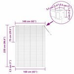 vidaXL Store de Fenêtre avec des rideaux Noir Aluminium