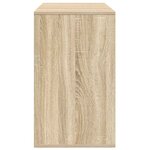 vidaXL Buffet en chêne Sonoma 120x41x75 cm en bois d'ingénierie