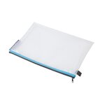 Pochette À Fermeture Éclair En Plastique Souple - Couleurs Assorties - X 10 - Exacompta