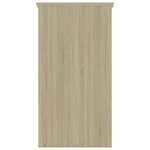 vidaXL Bureau Chêne Sonoma 80x40x75 cm Aggloméré