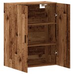 vidaXL Armoire murale vieux bois 69 5x34x90 cm