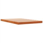 vidaXL Cadre de lit sans matelas cire marron 120x200cm bois pin massif