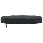 vidaXL Housse de Table Extérieure Noir 62 x 62 x 10 cm Tissu 600D