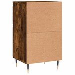 vidaXL Buffets 2 Pièces chêne fumé 40x35x70 cm bois d'ingénierie