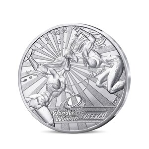 DC COMICS - Monnaie de 10€ Argent WONDER WOMAN ET CHEETAH