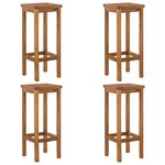 vidaXL Ensemble de bar de jardin 5 Pièces Bois d'acacia massif