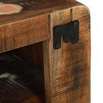 vidaXL Meuble TV 100 x 32 x 36 cm Bois massif de récupération