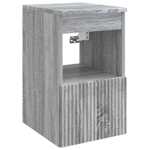 vidaXL Armoire de salle de bain Sonoma gris 30 x 41 x 50 cm