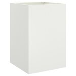 vidaXL Jardinière blanc 52x48x75 cm acier