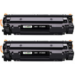 COMETE - 80X - 2 Toners compatibles avec 80X CF280X - Noir - COMETE