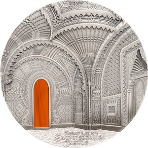 Monnaie TIFFANY ART ORIENTALISM Castle of Sammezzano 1 Kg Kilo Argent 50$ Palau 2018