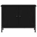 vidaXL Meuble TV Chêne noir 60 x 35 x 45 cm Bois d'ingénierie