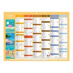 Calendrier Mural 2026 - 22 x 29.5 cm - Tourisme