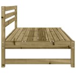 vidaXL Canapés centraux de jardin 2 Pièces 120x80 cm bois de pin imprégné