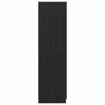 vidaXL Armoire Chêne noir 80 x 50 5 x 180 cm Bois d'ingénierie